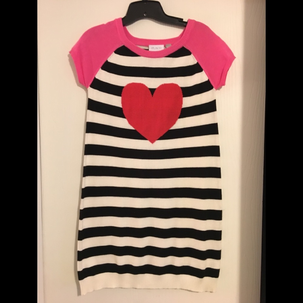 ❤️DAY PERFECT‼️ Children’s Place Black and White Striped Dress